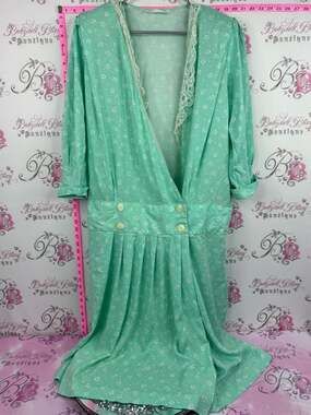 ANTELS dress vintage retro Women’s Mint Green blue mint Dress